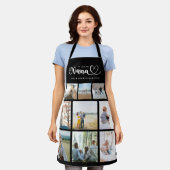 Personalisierte Familienfotografie Collage Wir Lie Schürze (Getragen)