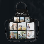 Personalisierte Familienfotografie Collage Wir Lie Schürze<br><div class="desc">Passen Sie dieses Personalisierte Familienfoto Collage Wir Liebe Sie Nana Schürze Design Set für Ihre nächste große Geschenkidee. Dieses Design bietet eine personalisierte Schürze von Familiennamen, eine tolle personalisierte Geschenkidee für ein Geburtstagsgeschenk oder ein Weihnachtsgeschenk. Macht ein großartiges Geschenk für eure Nana. Familie und Freunde werden diese personalisierte Foto Collage...</div>