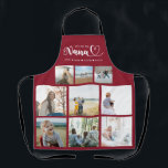 Personalisierte Familienfotografie Collage Wir Lie Schürze<br><div class="desc">Passen Sie dieses Personalisierte Familienfoto Collage Wir Liebe Sie Nana Schürze Design Set für Ihre nächste große Geschenkidee. Dieses Design bietet eine personalisierte Schürze von Familiennamen, eine tolle personalisierte Geschenkidee für ein Geburtstagsgeschenk oder ein Weihnachtsgeschenk. Macht ein großartiges Geschenk für eure Nana. Familie und Freunde werden diese personalisierte Foto Collage...</div>
