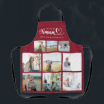 Personalisierte Familienfotografie Collage Wir Lie Schürze<br><div class="desc">Passen Sie dieses Personalisierte Familienfoto Collage Wir Liebe Sie Nana Schürze Design Set für Ihre nächste große Geschenkidee. Dieses Design bietet eine personalisierte Schürze von Familiennamen, eine tolle personalisierte Geschenkidee für ein Geburtstagsgeschenk oder ein Weihnachtsgeschenk. Macht ein großartiges Geschenk für eure Nana. Familie und Freunde werden diese personalisierte Foto Collage...</div>