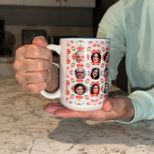 Personalisierte Familienfotos Tasse Licht und Luft