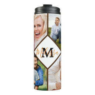 Personalisierte Familienfotos Thermotasse Thermosbecher