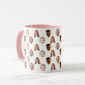 Personalisierte Familienfront 4 Fotos Tasse (Vorderseite Links)