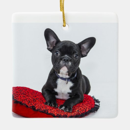 Personalisierte Familienkulptur Keepake Keramikornament (Vorderseite)