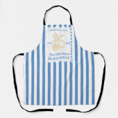 Personalisierte Familienküste Lemon Beach House De Schürze (Vorderseite)
