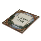 Personalisierte Familienname: Nachname Kabine Nach Fliese (Seite)