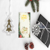 Personalisierte Familienname-Weihnachtskarte, Rust Einladung