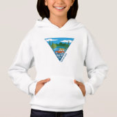 Personalisierte Familienreise in den Berg Hoodie (Vorderseite)