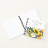 Personalisierte Familienrezepte Kochbuch Sonnenblu Notizblock (Innenseite)