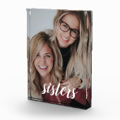 Personalisierte Familienschwestern Fotoblock (Rechts)