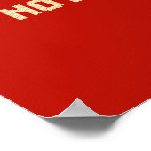 Personalisierte Familiensegnung Weihnachtszeichen Poster (Ecke)