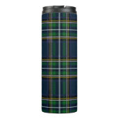 Personalisierte Familienzimmer Kariert Thermosbecher (Rückseite)