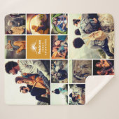 Personalisierte "Family Adventures"-FotoCollage Sherpadecke (Vorderseite (Horizontal))