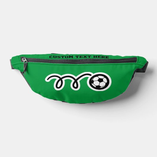 Personalisierte Fannenpacktasche mit Fußball-Druck Bauchtasche (Ablage )