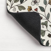 Personalisierte fantastische Blumenrebe Mousepad (Ecke)