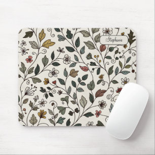 Personalisierte fantastische Blumenrebe Mousepad