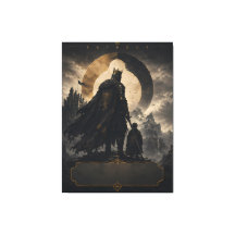 Personalisierte Fantasy-König-Vater-Leinwandkunst