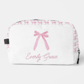 Personalisierte Farbbandleiste Waschbeutel (Vorderseite)