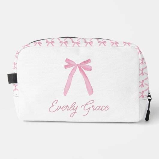 Personalisierte Farbbandleiste Waschbeutel (Vorderseite)