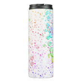 Personalisierte Farbbläschen Thermal Tumbler Thermosbecher (Rückseite)