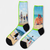 Personalisierte Farbe der Collage Socken (Linkes Detail)
