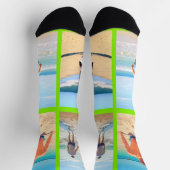 Personalisierte Farbe der Collage Socken (Oben)