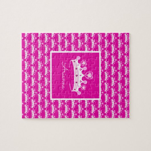 Personalisierte Farbe der rosa Druckfarbe Puzzle (Horizontal)