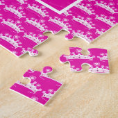 Personalisierte Farbe der  rosa Druckfarbe Puzzle (Seite)