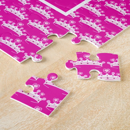 Personalisierte Farbe der  rosa Druckfarbe Puzzle (Seite)