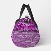 Personalisierte Farbe des mehrsprachigen Gesundhei Duffle Bag (Rechts)