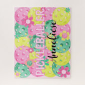 Personalisierte Farbe des Pickleballes Puzzle (Vertikal)