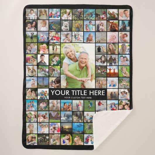 Personalisierte Farbe für 92-Fotomaterial Sherpadecke (Vorderseite)