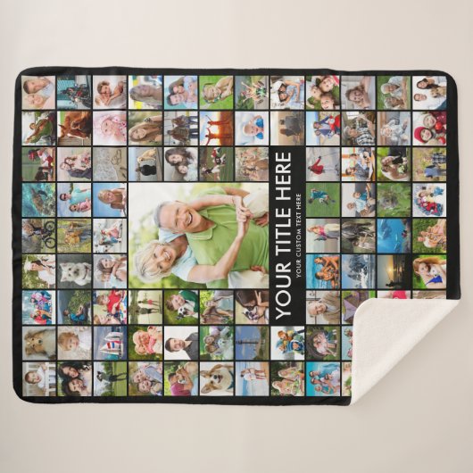 Personalisierte Farbe für 92-Fotomaterial Sherpadecke (Vorderseite (Horizontal))