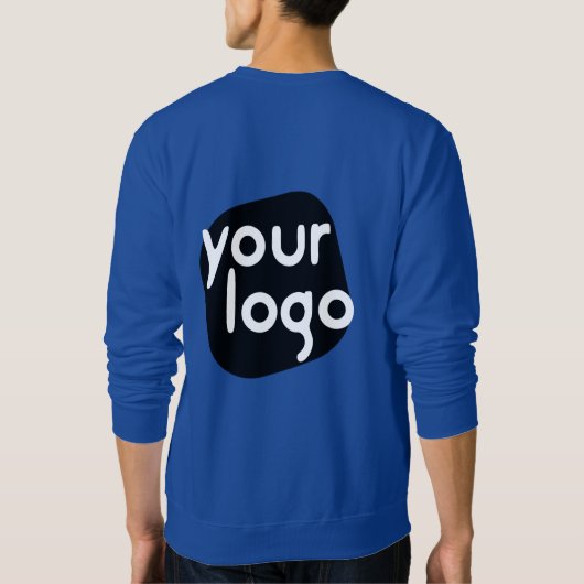 Personalisierte Farbe Moderne Hinzufügen von Name Sweatshirt (Rückseite)