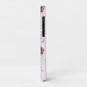 Personalisierte Farbe Rosa Weihnachtselemente Case-Mate iPhone Hülle (Hinten/Links)