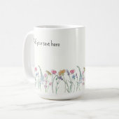 Personalisierte Farbe und Aquarell Kaffeetasse (Vorderseite Links)