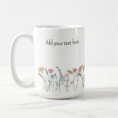 Personalisierte Farbe und Aquarell Kaffeetasse (Links)