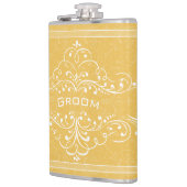 Personalisierte Farbe Vintag Geblüht Farbe Flachmann (Links)