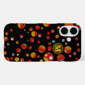 personalisierte Farben auf Polka-Punkten Case-Mate iPhone Hülle (Rückseite (Horizontal))