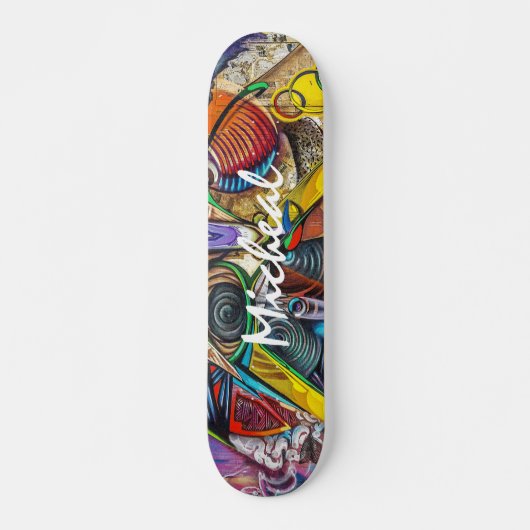 Personalisierte Farben Graffiti Art Skateboard (Vorne)