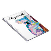 Personalisierte Farben Pop Art Koala Notebook Notizblock (Rechte Seite)