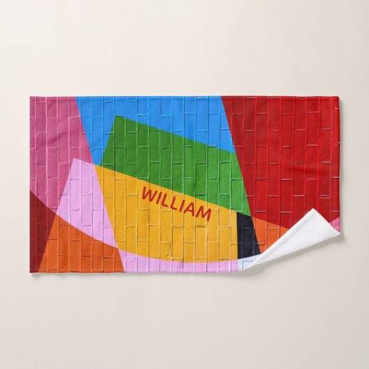 Personalisierte Farben und Formen Handtuch (Handtuch)