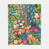 Personalisierte Farbenblankung für Kinder Fleecedecke (Vorderseite)