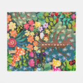 Personalisierte Farbenblankung für Kinder Fleecedecke (Vorderseite (Horizontal))