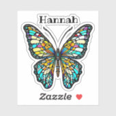 Personalisierte Farbenbläser Aufkleber (Blatt)