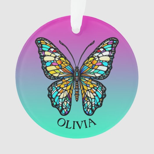 Personalisierte Farbenbläser Ornament (Vorderseite)