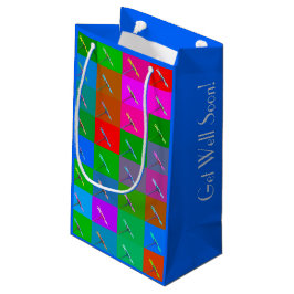 Personalisierte Farbenfrohe Abendessen Abstrakte K Kleine Geschenktüte