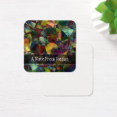 Personalisierte, farbenfrohe Abstrakte digitale Ku (Schreibtisch)