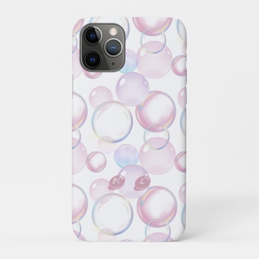 Personalisierte farbenfrohe Blasen Case-Mate iPhone Hülle (Rückseite)