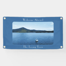 Personalisierte Farbenfrohe Bootsdekoration Banner